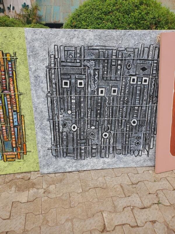 Installation abstract art