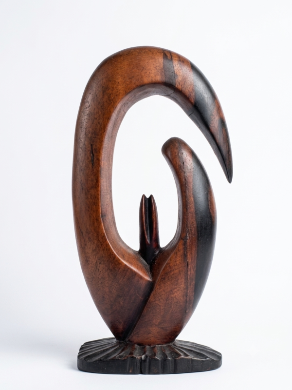 Family Unity Wooden Sculpture.