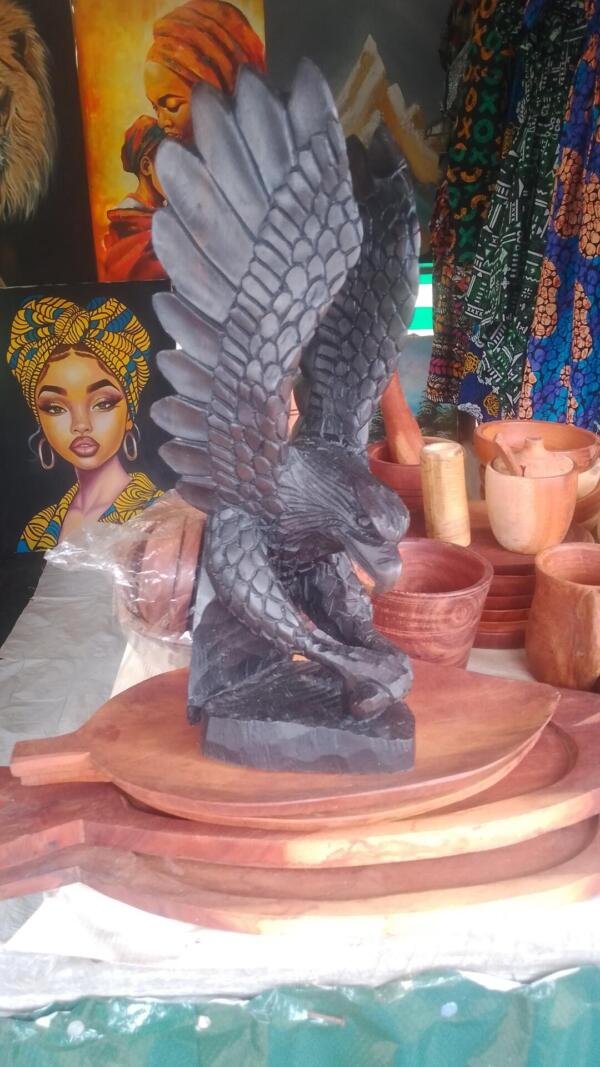 Wooden craft eagle