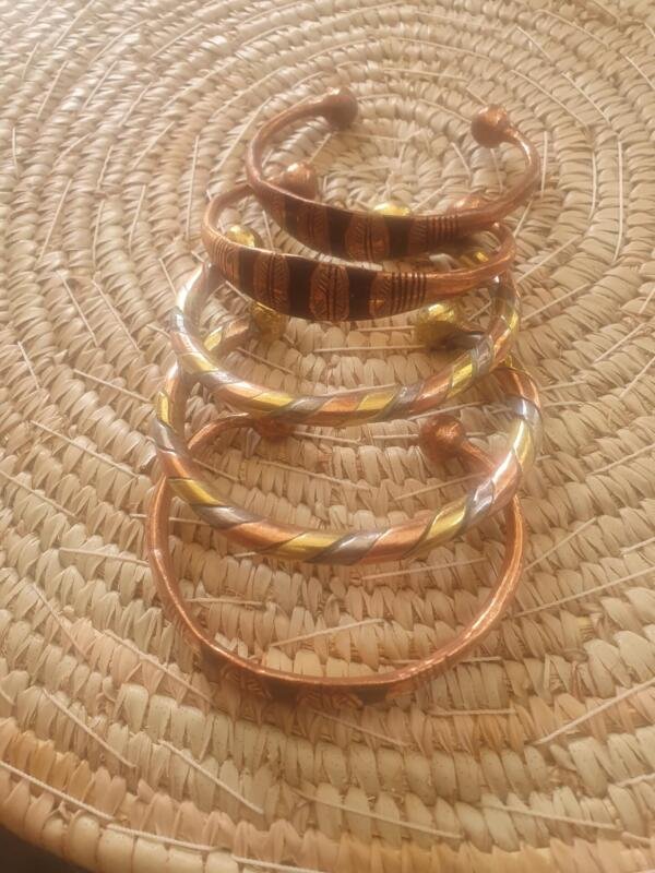 Copper bra less